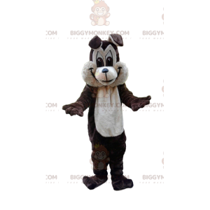 Costume de mascotte BIGGYMONKEY™ de coyote du dessin animé Bip