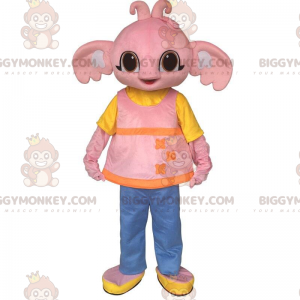 BIGGYMONKEY™ maskotkostume af Sula the Pink Elephant Friend of