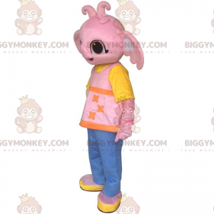 BIGGYMONKEY™ Disfraz de mascota de Sula, el elefante rosa