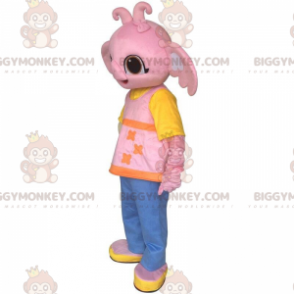 Kostium maskotki BIGGYMONKEY™: Różowa Słoń Sula Przyjaciel