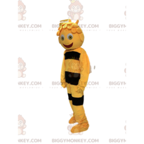 Costume de mascotte BIGGYMONKEY™ de Maya la abeille de dessin