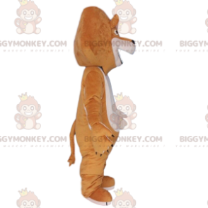 Costume de mascotte BIGGYMONKEY™ de Alex, le lion du dessin