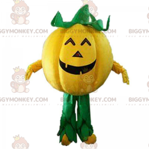 Costume da mascotte gigante della zucca di Halloween