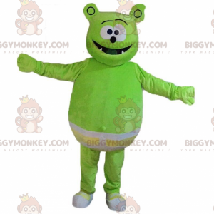 Costume de mascotte BIGGYMONKEY™ de monstre vert avec un slip