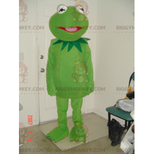Famoso Traje de Mascote de Sapo Verde Kermit BIGGYMONKEY™ –