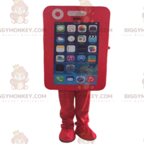 BIGGYMONKEY™ mascot costume cell phone, smartphone, GSM fancy