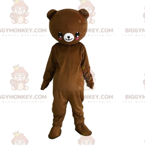 Costume de mascotte BIGGYMONKEY™ de nounours en peluche marron