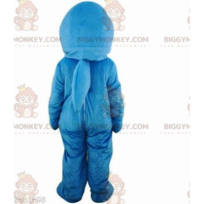 Costume de mascotte BIGGYMONKEY™ de dauphin bleu et blanc