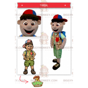 Boy Explorer BIGGYMONKEY™ Mascot Costume - Biggymonkey.com