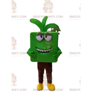 Disfraz de mascota BIGGYMONKEY™ de hierba, maceta gigante