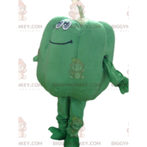 Grøn peber BIGGYMONKEY™ maskotkostume, grøn peberkostume, kæmpe