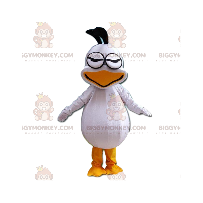 Giant Seagull BIGGYMONKEY™ Mascot Costume, White Duck Costume -