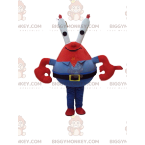 Costume de mascotte BIGGYMONKEY™ de Mr. Krabs ou « Capitaine