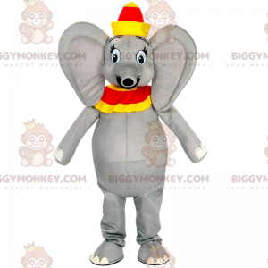 Traje de mascote BIGGYMONKEY™ de Dumbo, o famoso elefante dos