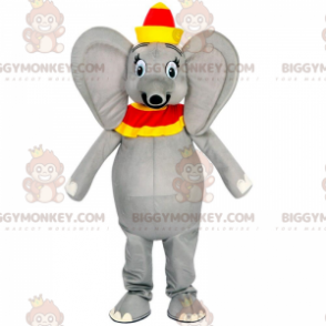 Disfraz de mascota BIGGYMONKEY™ de Dumbo, el famoso elefante de