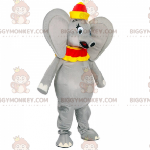 BIGGYMONKEY™ costume mascotte di Dumbo, il famoso elefante dei