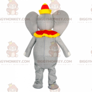 Kostium maskotki BIGGYMONKEY™ Dumbo, słynnego słonia z