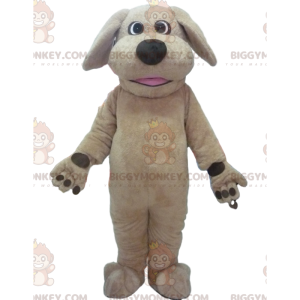 Fato de mascote de cão bege BIGGYMONKEY™, disfarce de