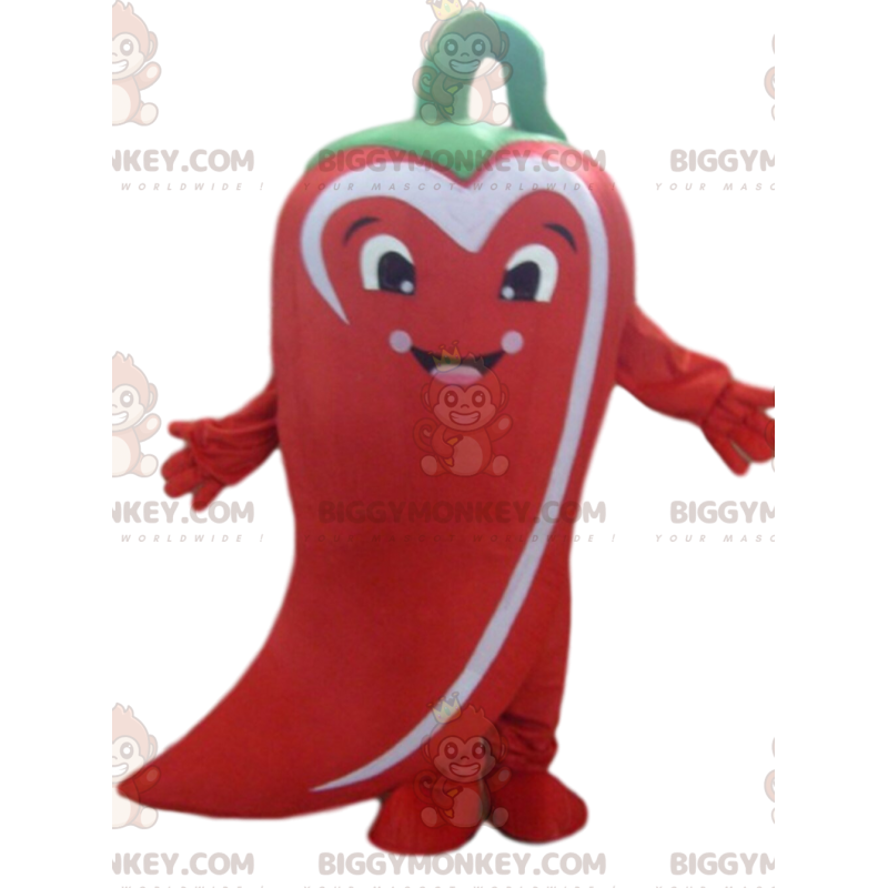Disfraz de mascota Giant Chili Pepper BIGGYMONKEY™, disfraz de