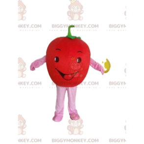 BIGGYMONKEY™ costume mascotte pomodoro gigante rosso, costume