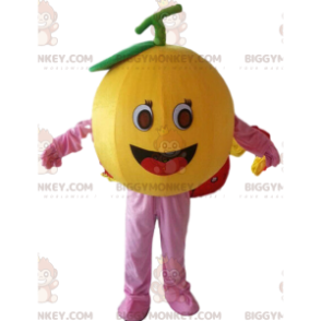 BIGGYMONKEY™ Costume da mascotte Arancio gigante, Costume da