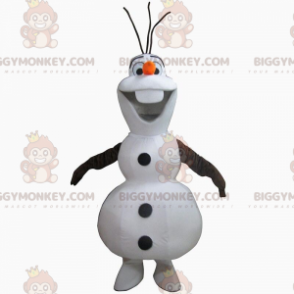 Traje de mascote BIGGYMONKEY™ de Olaf, famoso boneco de neve de