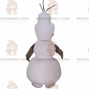 Traje de mascote BIGGYMONKEY™ de Olaf, famoso boneco de neve de