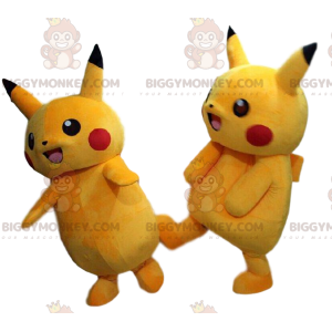 BIGGYMONKEY™ mascot costume of Pikachu, the famous yellow