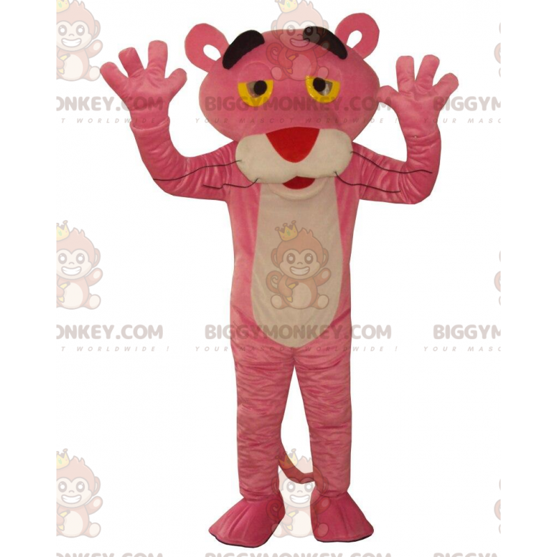 Costume de mascotte BIGGYMONKEY™ de la panthère rose
