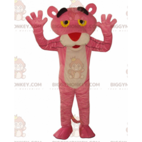 Berömd seriefigur BIGGYMONKEY™ Pink Panther Mascot-dräkt -