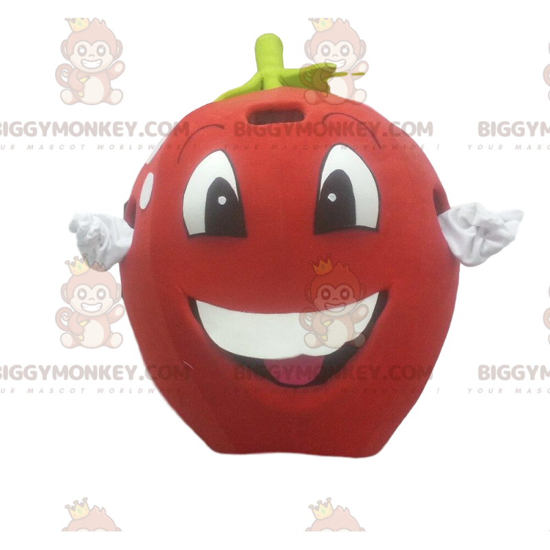 BIGGYMONKEY™-mascottekostuum Red Apple, Giant, Cherry Costume