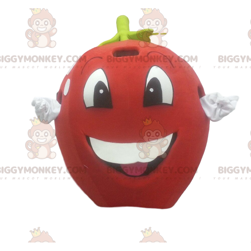 Traje de mascote BIGGYMONKEY™ Maçã Vermelha, Gigante, Traje de