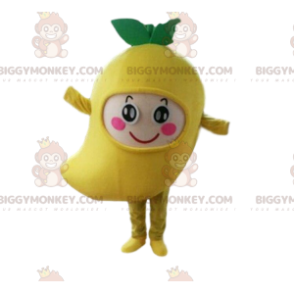 Στολή μασκότ Giant Mango BIGGYMONKEY™, στολή κίτρινων εξωτικών