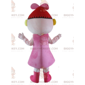 Fantasia de mascote boneca BIGGYMONKEY™, fantasia de boneca