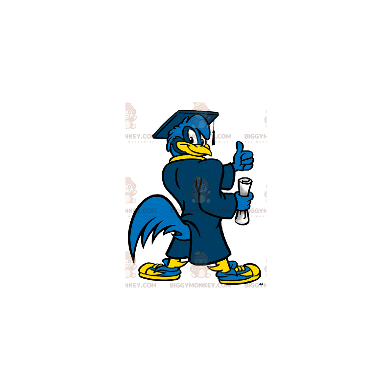 Costume da mascotte per neolaureato Bluebird BIGGYMONKEY™ -