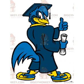 Ny graduate Bluebird BIGGYMONKEY™ maskotkostume -