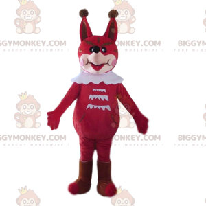 BIGGYMONKEY™ costume mascotte di volpe in tenuta Formato L (175-180 CM)