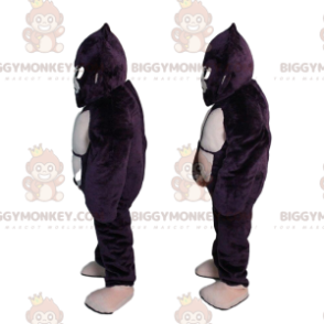 Orangutang BIGGYMONKEY™ maskot kostume, kæmpe sort gorilla