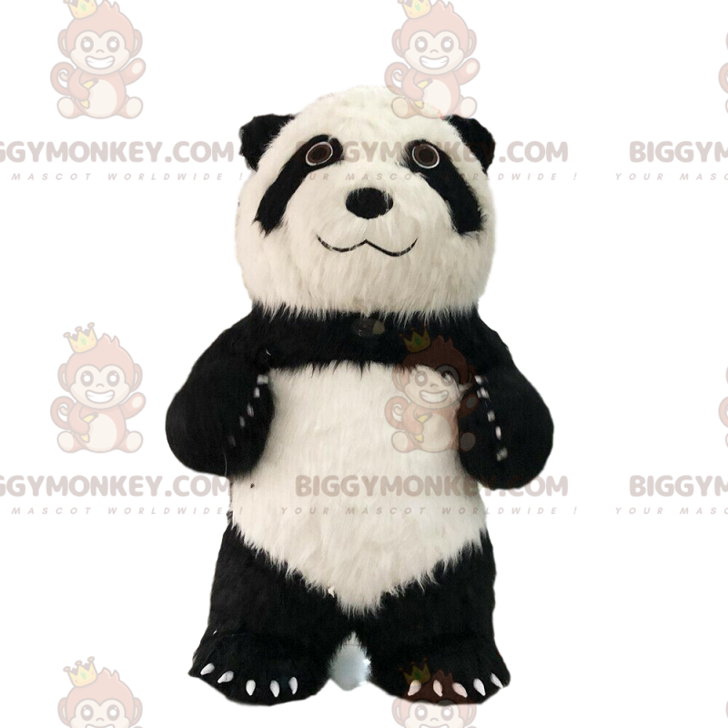 Costume de mascotte BIGGYMONKEY™ de panda gonflable, costume