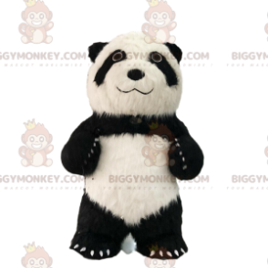 BIGGYMONKEY™ Opblaasbaar Panda-mascottekostuum, Gigantisch