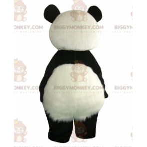 Giant panda BIGGYMONKEY™ mascot costume, giant black and white