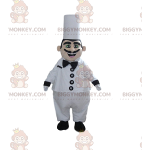 Chef-kok BIGGYMONKEY™ mascottekostuum, restaurateurkostuum -