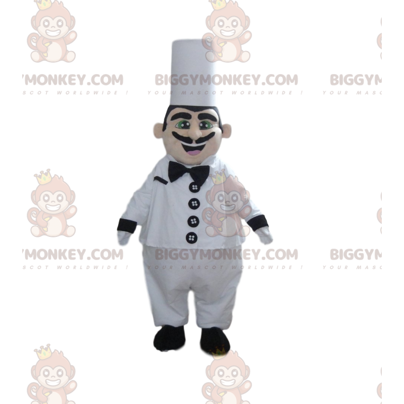 Traje de mascote Chef BIGGYMONKEY™, traje de restaurateur –