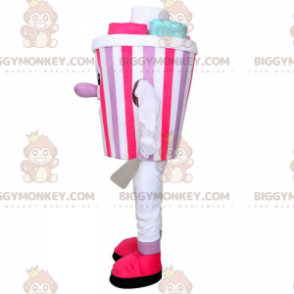 Disfraz de mascota Ice cream pot BIGGYMONKEY™, disfraz de