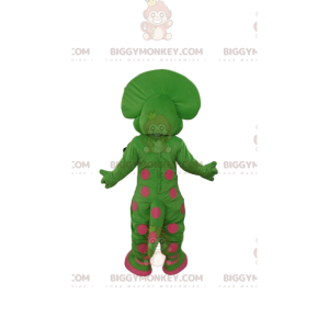 Costume de mascotte BIGGYMONKEY™ de dinosaure vert et rose