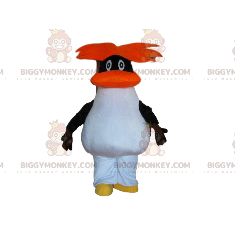 Disfraz de mascota BIGGYMONKEY™ Pingüino blanco y negro con