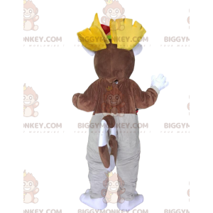 BIGGYMONKEY™ costume da mascotte di Re Giuliano, famoso lemure