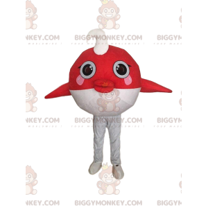 BIGGYMONKEY™ costume da mascotte pesce rosso e pesce bianco