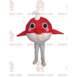 BIGGYMONKEY™ costume da mascotte pesce rosso e pesce bianco