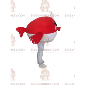 BIGGYMONKEY™ costume da mascotte pesce rosso e pesce bianco